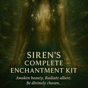 Siren's Complete Enchantment Kit, Online Dating Help, Allure Men, Awaken Goddess, Siren Magic, Ocean Magic, Glamour Magic, Beauty Magic