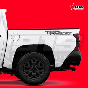 TRD Sport Bed Vinyl Graphic Decals Fits Toyota Tacoma and Tundra
