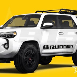 Large Text Rocker Panel Vinyl Graphic Decals Fits Toyota 4runner trd pro
