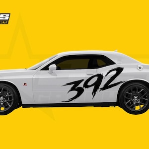 392 Splatter Vinyl Decal Graphics Fits Dodge Challenger