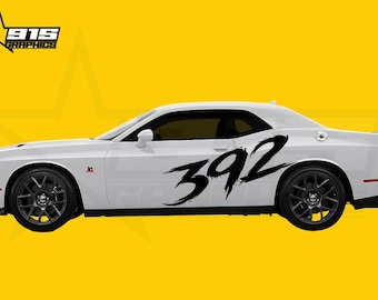 1320 Windshield Banner for Dodge Challenger Scat Pack 1320