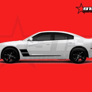 Hockey Body Stripes Vinyl Decal Graphics Fits Dodge Charger