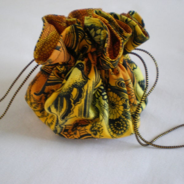 Digital Pattern for Drawstring Travel Jewelry Pouch