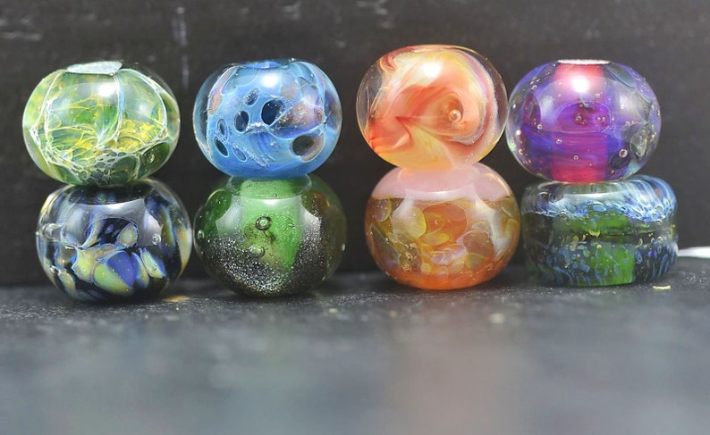 Sale Beads 16 Destash lampwork glass beads SRA Destash Bead Mix soap Assorted Lot borosilicate glass beads Mixed Lot SALE 50/% off