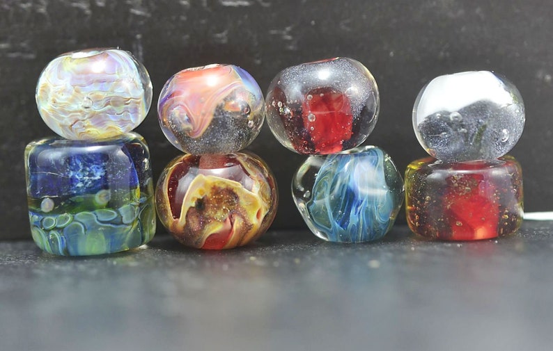 Sale Beads 16 Destash lampwork glass beads SRA Destash Bead Mix soap Assorted Lot borosilicate glass beads Mixed Lot SALE 50/% off