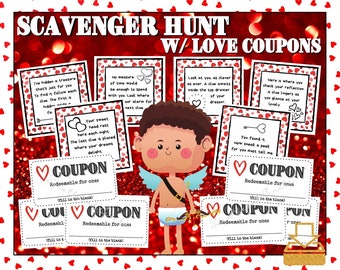 SCAVENGER HUNT w/ GIFT included, instant download, pdf