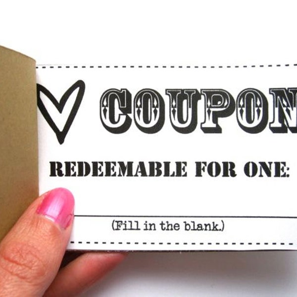 Love Coupon Book - Etsy