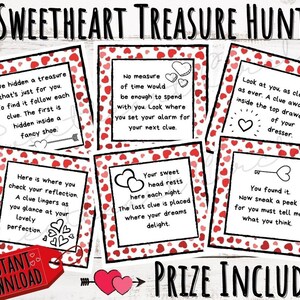 TREASURE HUNT w/ PRIZE, printable, pdf