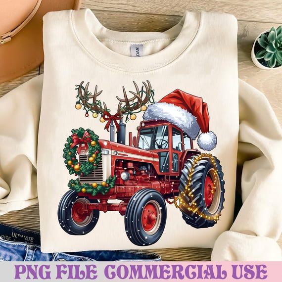 Christmas Tractor Png,Tractor Png,Christmas Png,Farm Fresh Png,Christmas Sublimation Download,Farm Life Png,Merry Christmas Png,Trendy Png