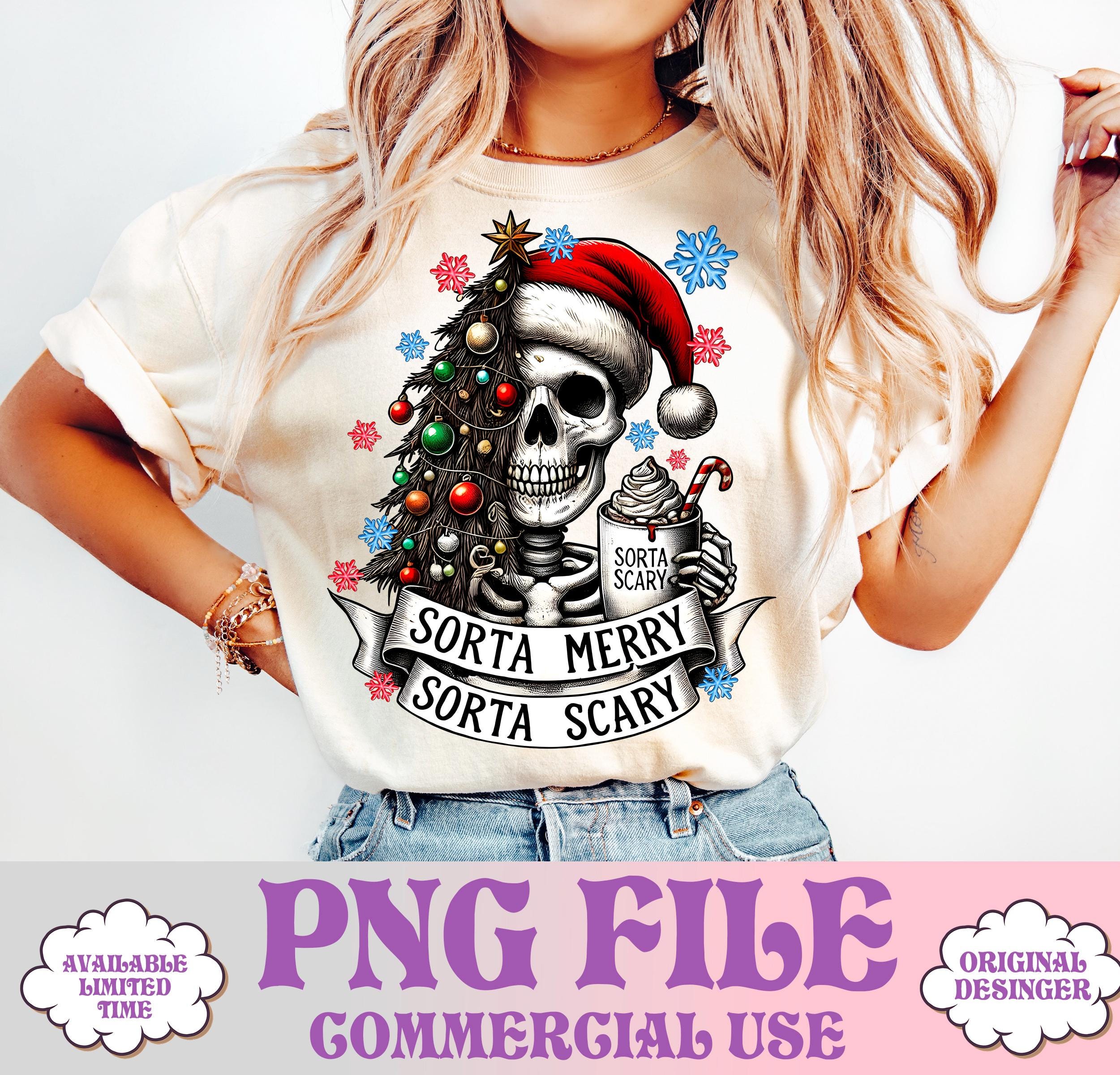 Sorta Merry Sorta Scary Png, Christmas Tree Png, Christmas Png, Merry ...