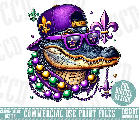 Mardi Gras Alligator Png, Mardi Gras Mask PNG, Louisiana Crawfish Png,Mardi Gras Png, Mardi Beads Louisiana Festival New Orleans, Trendy Png