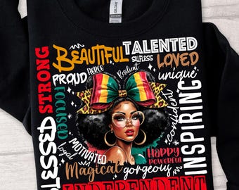God says you are png sublimation, black woman png, Christian png, afro woman png,Black History Month Png,African American Png,Juneteenth Png