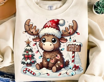 Christmas Deer Png, Deer, Reindeer, Merry Christmas Png, Coquette Deer Png, Christmas, Sublimation Design,Digital Download,Trendy Design