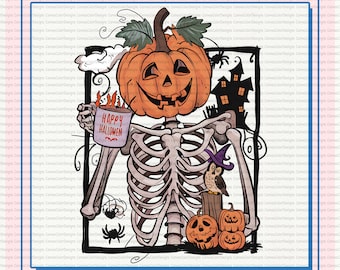 Griezelig seizoen png, retro halloween png, Halloween png, Halloween-sublimatieontwerpen, skelet png, griezelig png, ontwerpen voor Halloween-shirt