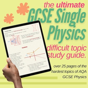 Guide d'étude de physique ultime GCSE AQA - Plus de 20 sujets simplifiés !