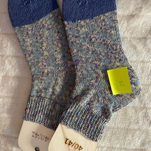 chaussettes tricotées à la main