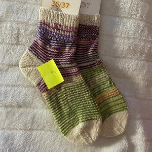 hand-knitted socks