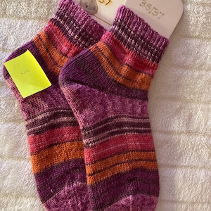 hand-knitted socks