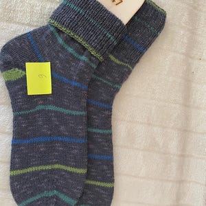 chaussettes tricotées à la main