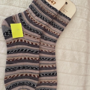 Chaussettes tricotées à la main