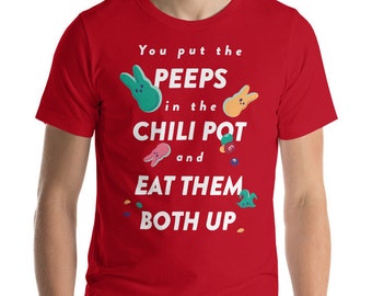 The Good Place Shirt – Chidi's Peeps in Chili Tee