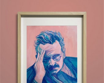 Walter Benjamin Print — [§]  Philosopher, Author, and Literary Theorist Walter Benjamin 8x10 or 11x14 Print