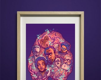 Liberation Philosophy — [§] Liberation Critical Theory Print with: Frantz Fanon, Paulo Freire, Audre Lorde, Ella Curia, Dussell, Wyner