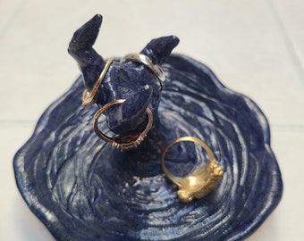 Ring Holder — Handmade Ceramic Creepy Claws • Dragon Talons • Jewelry Holder