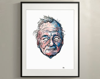Impresión de Bill Murray - 11x14 o 8x10