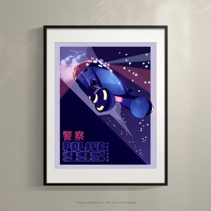 Blade Runner — [≈] Police Spinner Sci-Fi Poster - 8x10 or 11x14
