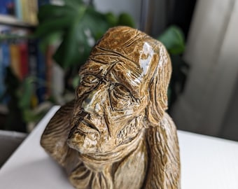 Hegel Original Statue — Original Hand Sculpted Bust of German Philosopher G.W.F. Hegel