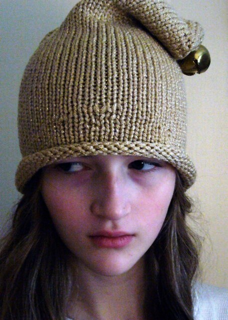 glitter elf hat