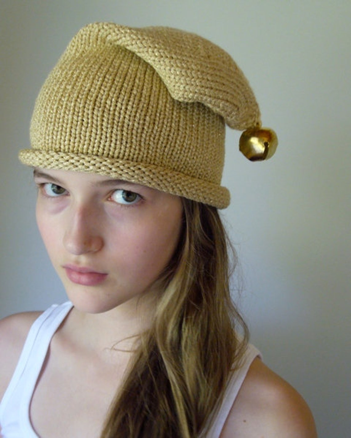 glitter elf hat