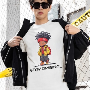 Gildan® Hip Hop Streetwear T-Shirt, Graffiti Urban Fashion Tee, Rap Music Merchandise, Old School Hip Hop Shirt, Freestyle Fashion Top