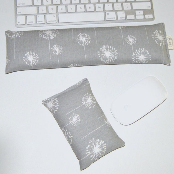 13 inch Cotton Computer Keyboard Wrist Rest & Optional Mouse Wrist Support - Lavender or Unscented