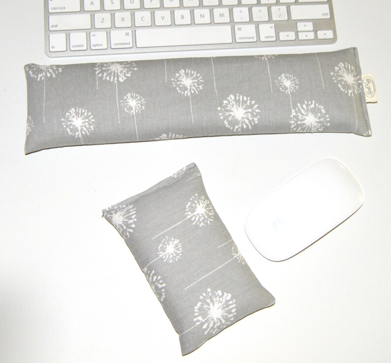 12 inch Computer Keyboard Wrist Rest & Optional Mouse Wrist Support Lavender or Unscented image 2