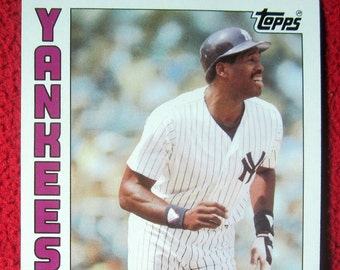 Dave Winfield NY Yankees Team Baseball Large 5x7 Card 1984 Topps