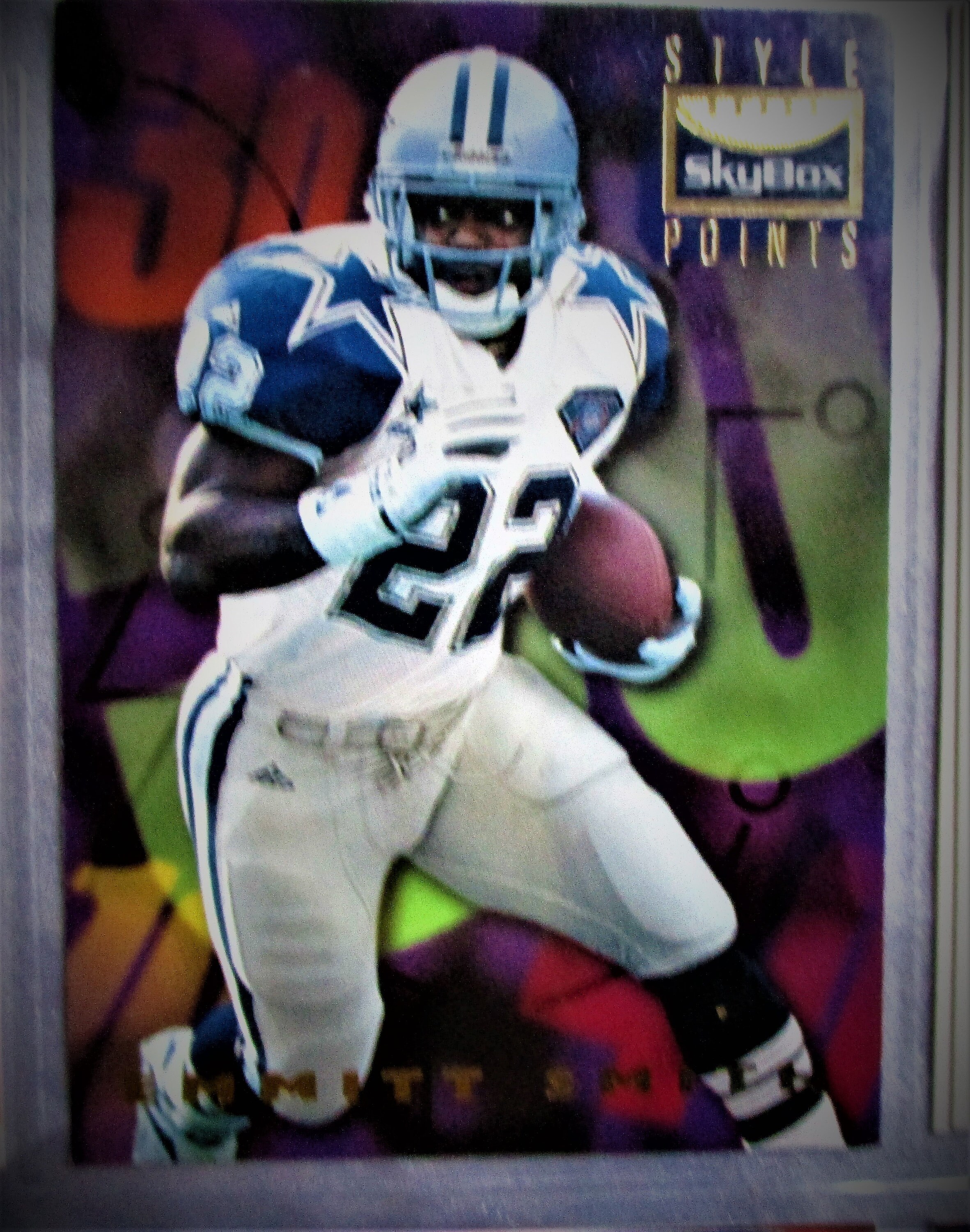 EMMITT SMITH Bowman ROOKIE SUPER STAR CARD Dallas Cowboys