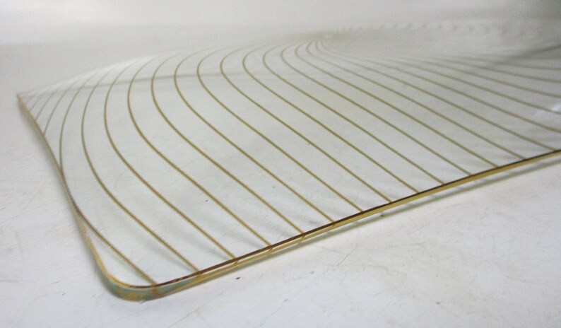 Chance Bros Design Italian Art Glass Plate Platter Tray Vintage Unique ...