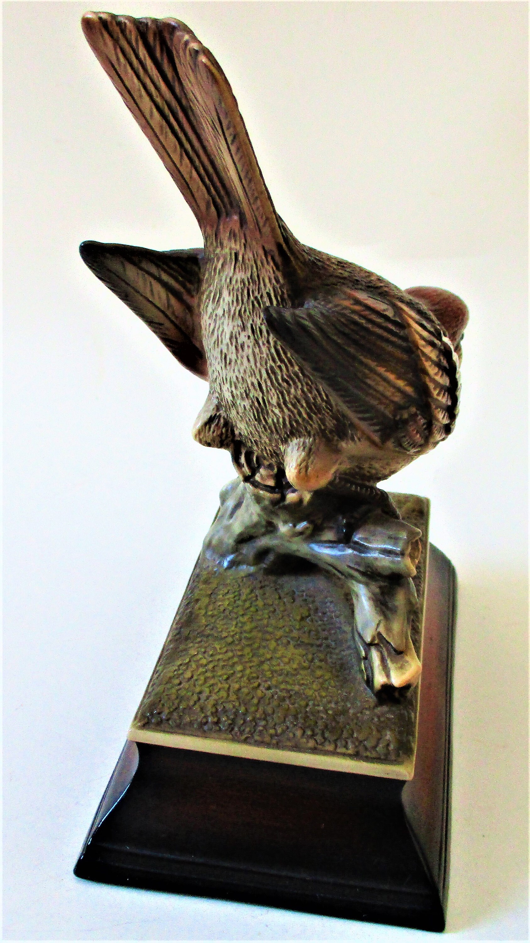 Bird Black Brown M.takai Sparrow Japan Collectible Vintage