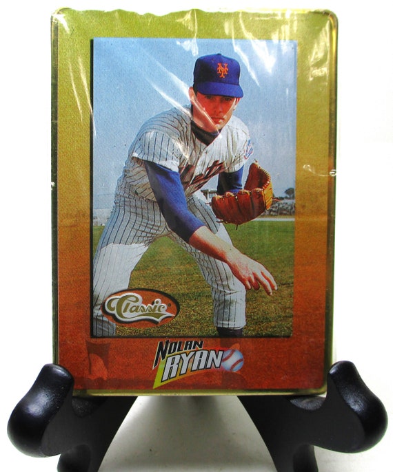 Nolan Ryan Baseball Vintage Cooperstown Tribute Embossed Large