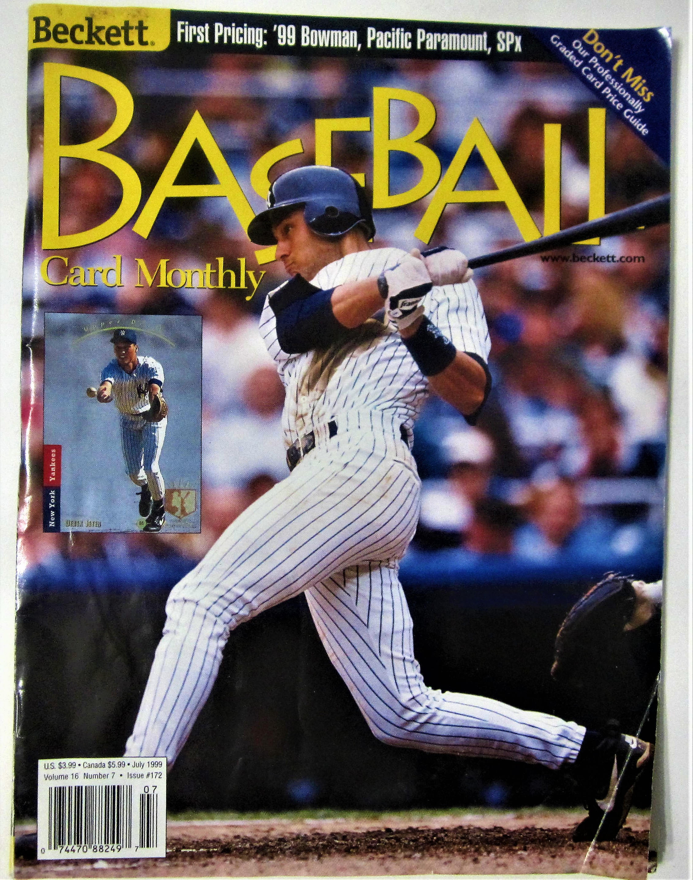 Derek Jeter Beckett Price Guide Vintage SPORTS ILLUSTRATED 5 Magazine Lot  Baseball Team NY Yankees Rare Find - Etsy