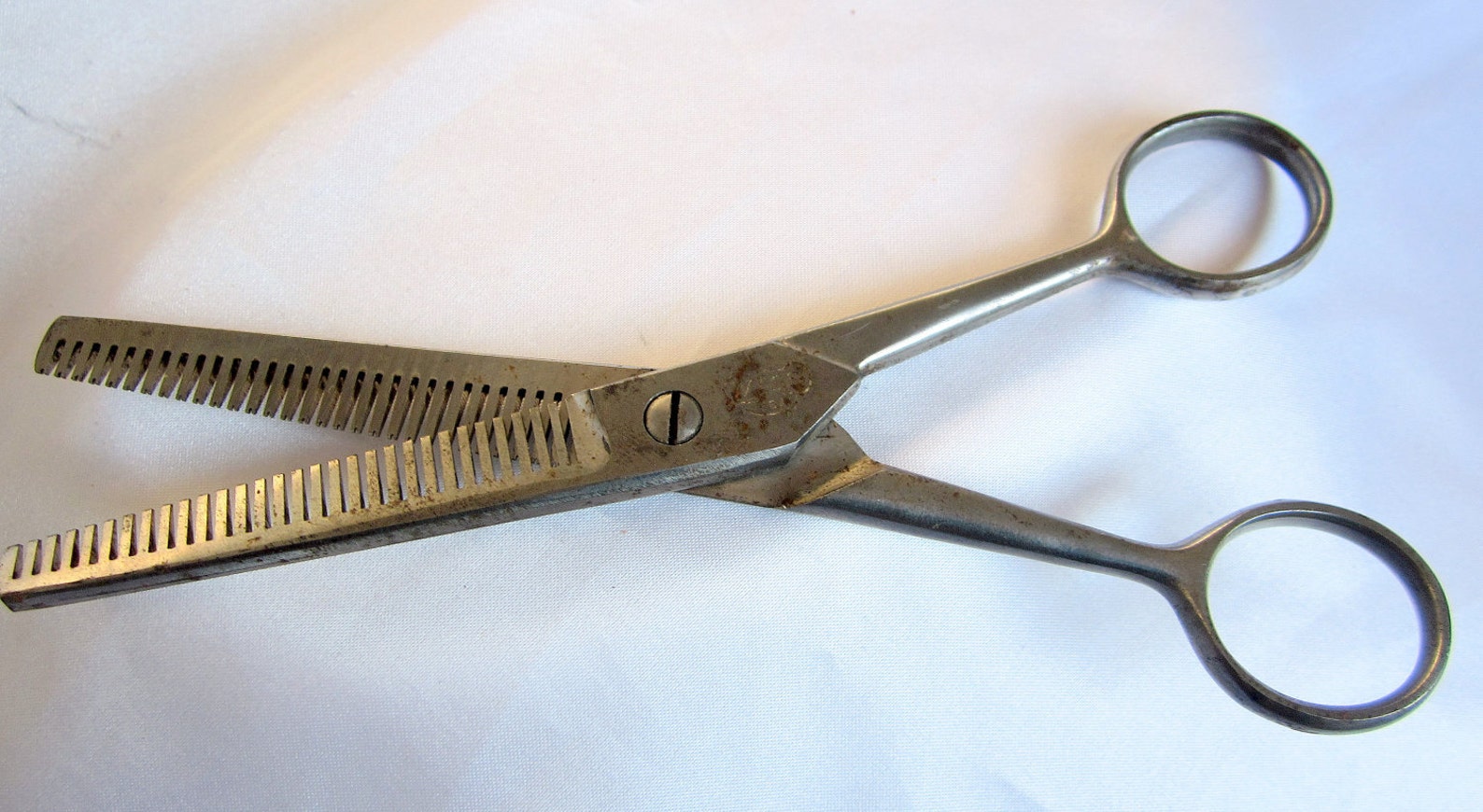 Vintage Wiss Hair Thinning Scissors Shears USA Barber Salon Etsy