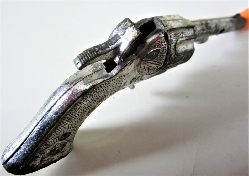 Metal Cast Toy Hubley Cap Pistol Gun Model Pal Circle K Etsy