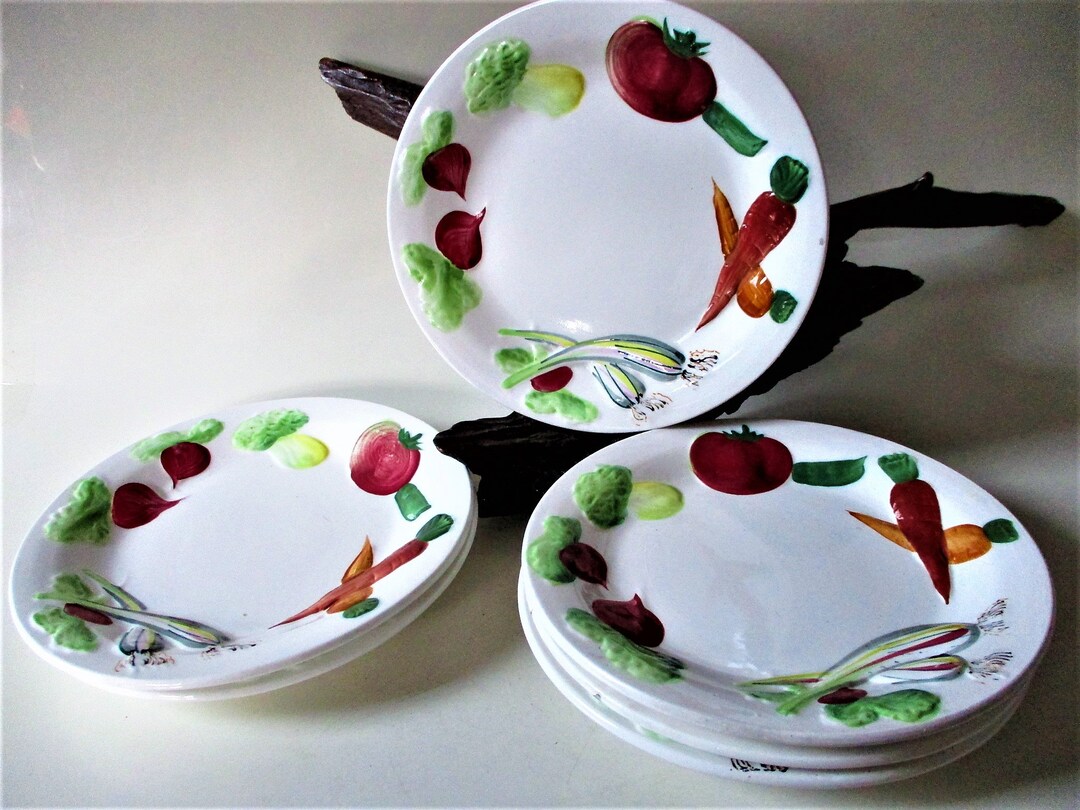 Fruit Vegetable Design Del Coronado Nasco Japan Antique Majolica