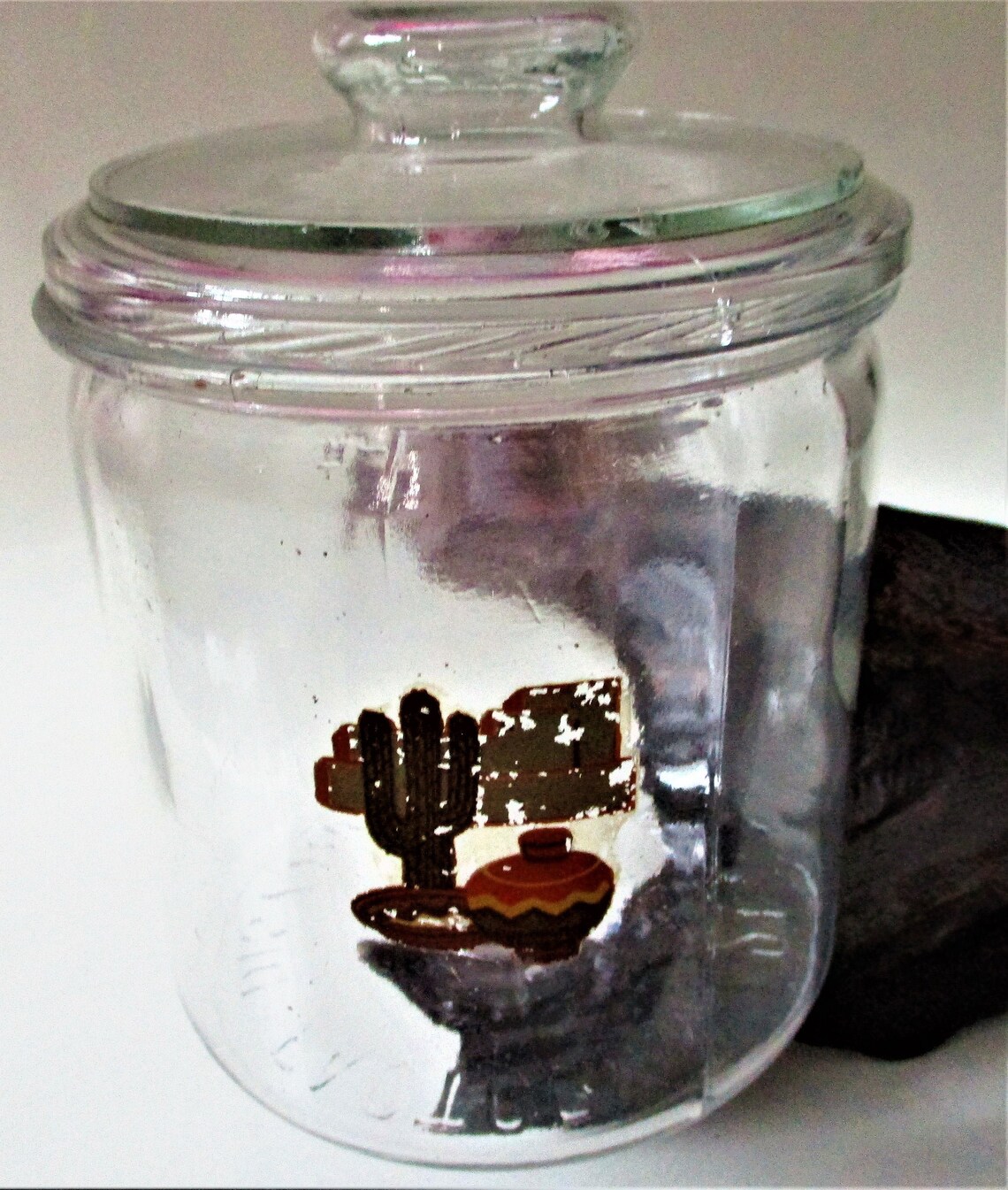 Glass Cigar Jar Humidor Kitchen Canister Pretzel Chips School Etsy