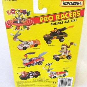 Matchbook Racers Characters Bugs Bunny Car Matchbox Diecast Looney Tunes Comics 1993 PRO RACER ...