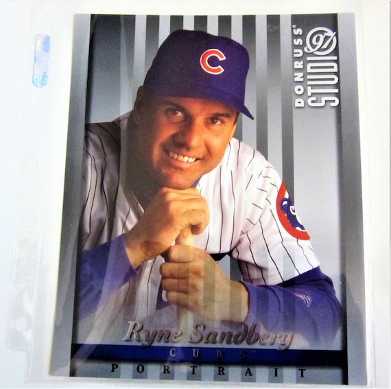 RYNE SANBERG Chicago Cubs Team Baseball Large 8x10 Card 1997 Donruss Studio  Portrait Rare Collectible Gift Idea!investment Gift Hall of Fame - Etsy