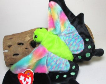 Ty Beanie Baby  FLOAT Retired November Birthday 2000 Original Summer Exclusive Gift Multi Colored Plush Toy Animal Rare Collectible USA