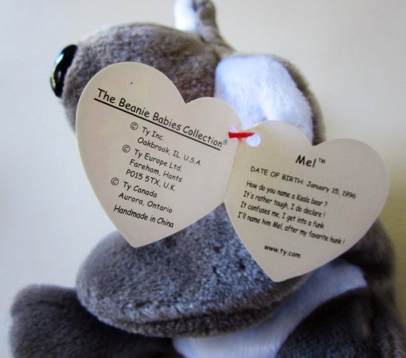 mel ty beanie baby value